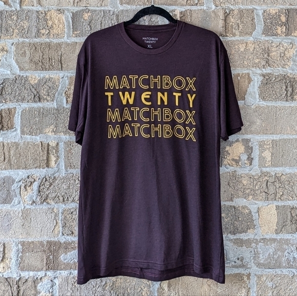 NWOT Matchbox Twenty Short Sleeve Tour Concert T-Shirt Size XL Unisex Red - Picture 5 of 5
